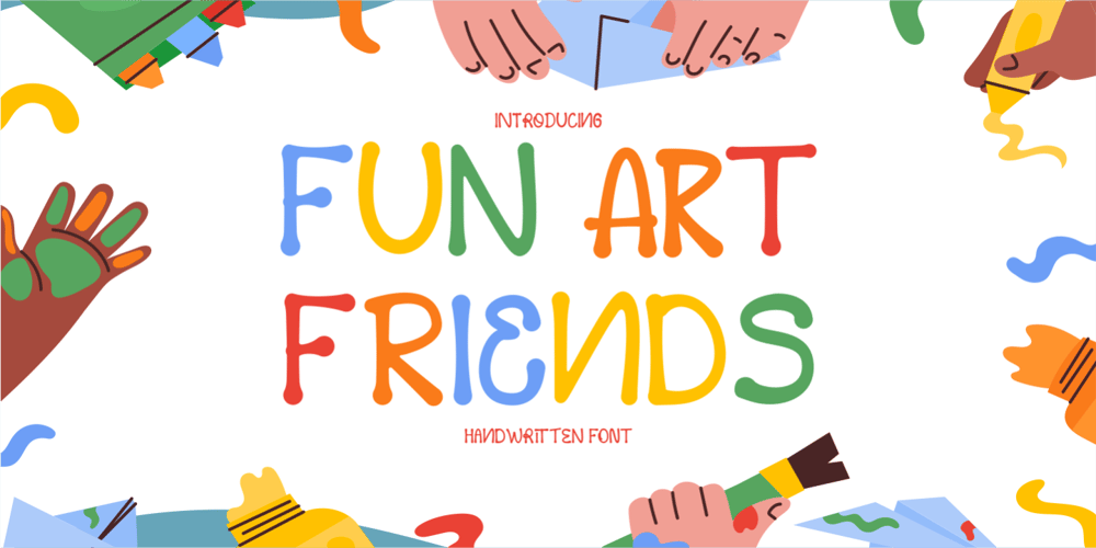 Fun Art Friends font