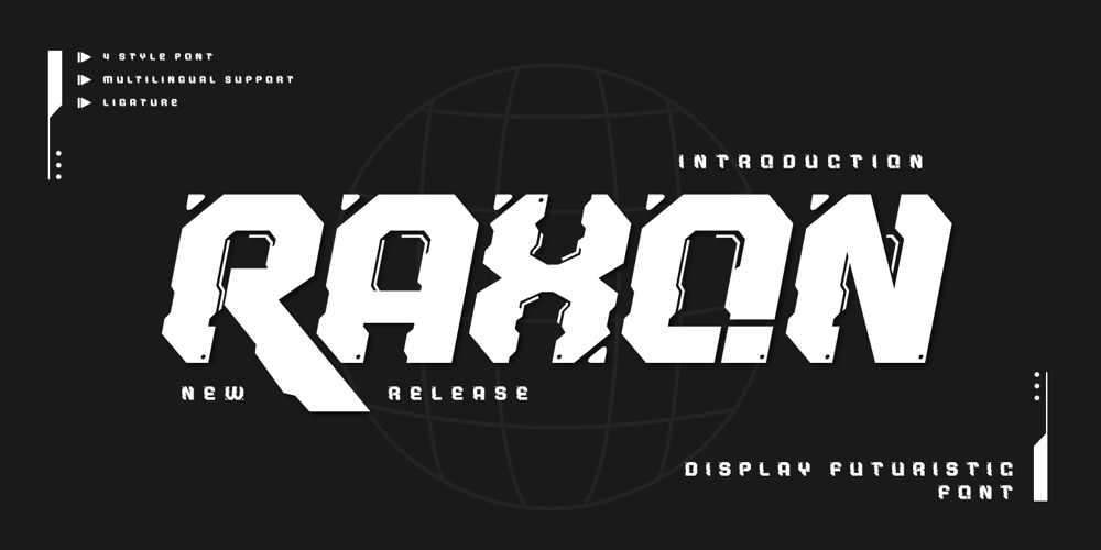 Raxon font