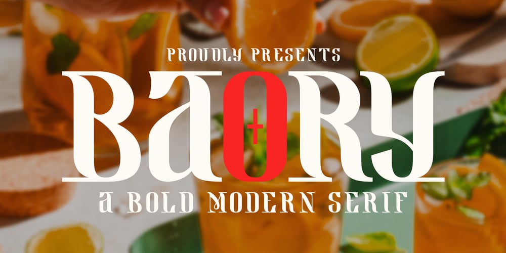 Baory font