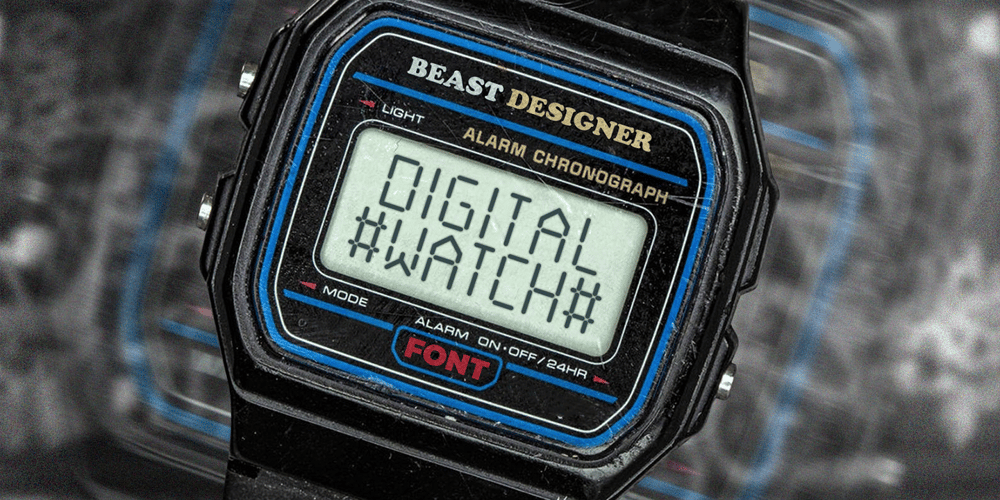 Digital Watch font