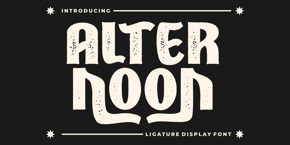 Alternoon font