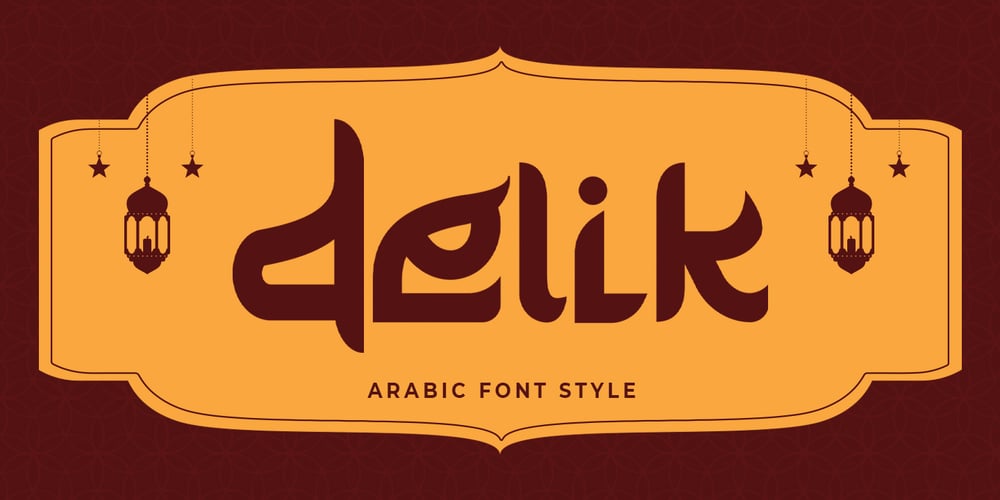 Delik font