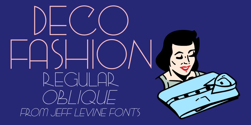 Deco Fashion JNL font