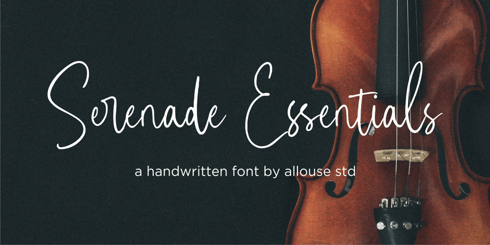 Serenade Essentials font
