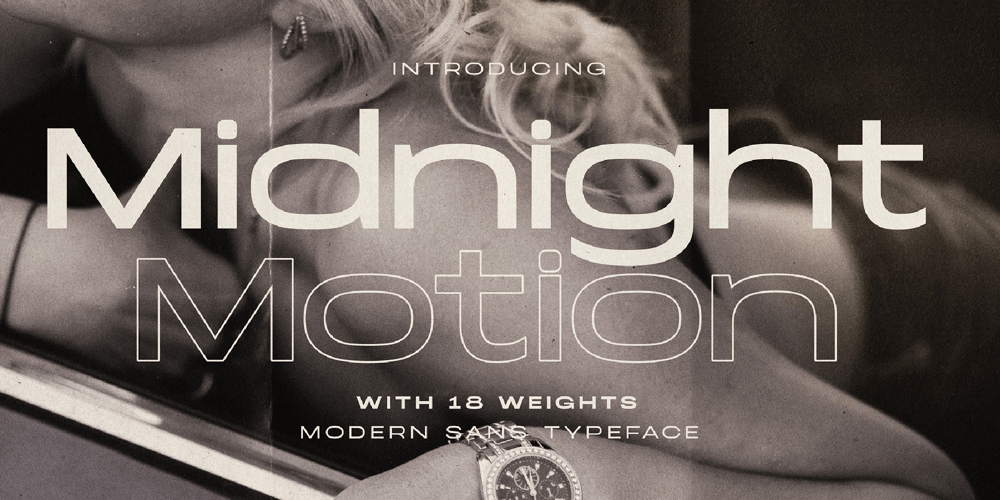 Midnight Motion font