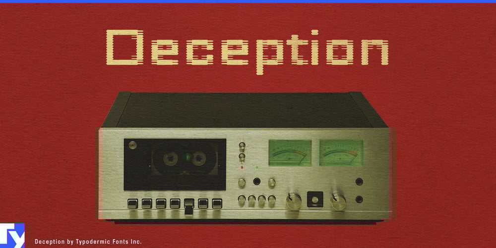 Deception font