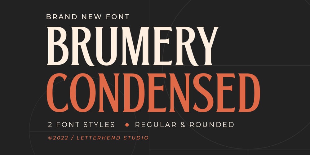 Brumery font