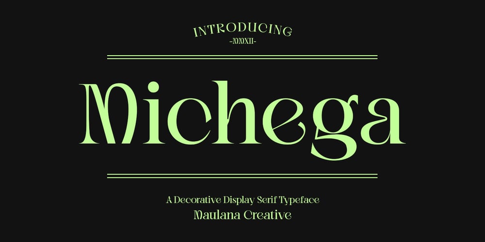 Michega font