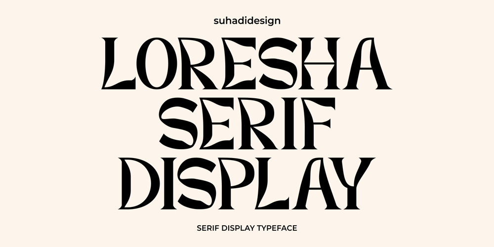 Loresha Serif Display font