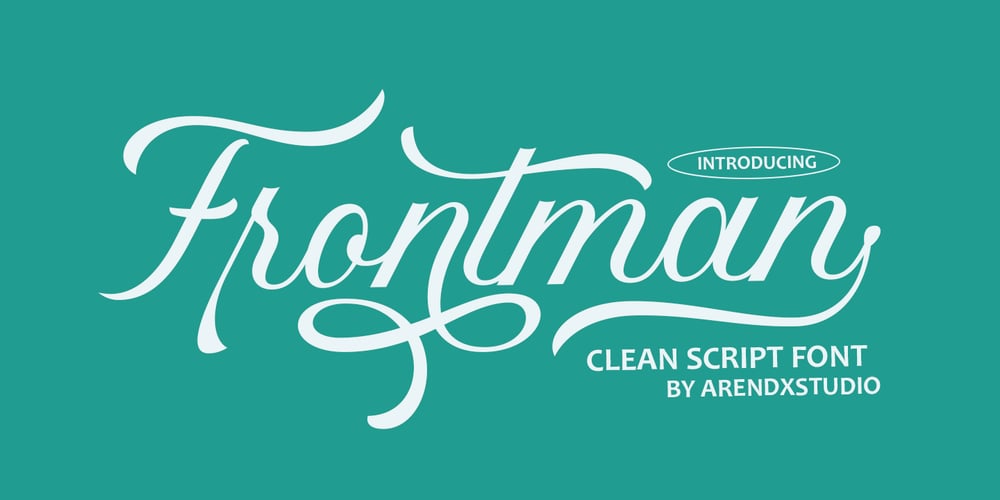 Frontman font