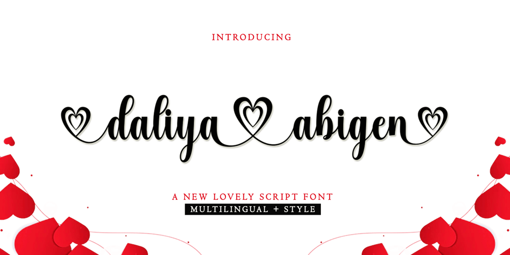 Daliya Abigen font