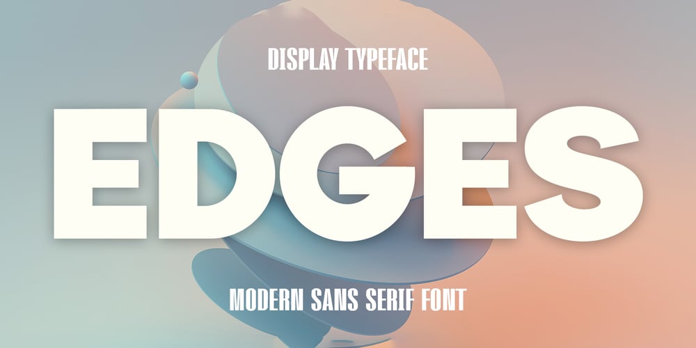 Edges font