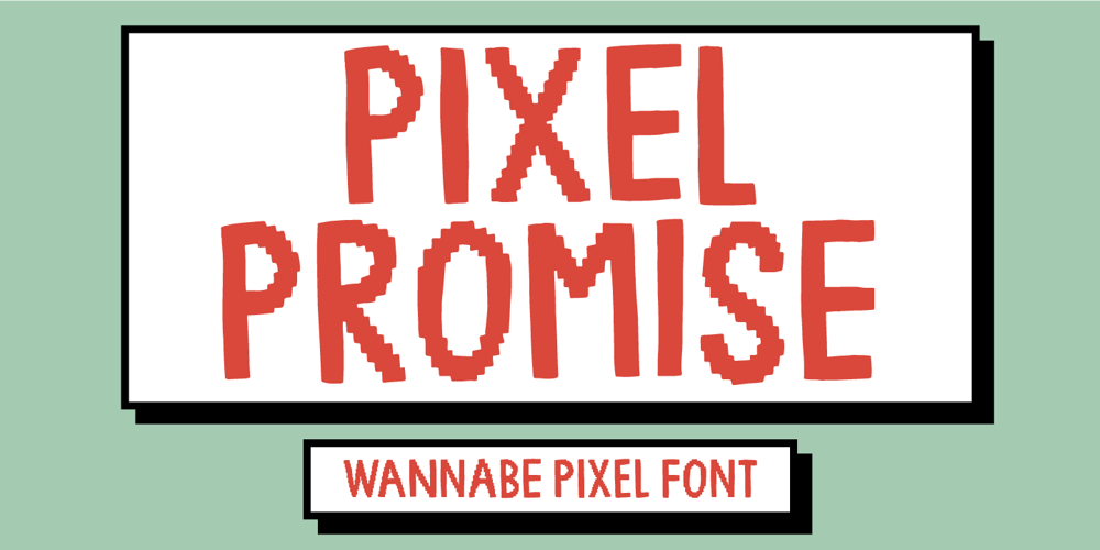 Pixel Promise font