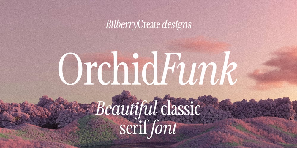 Orchid Funk font