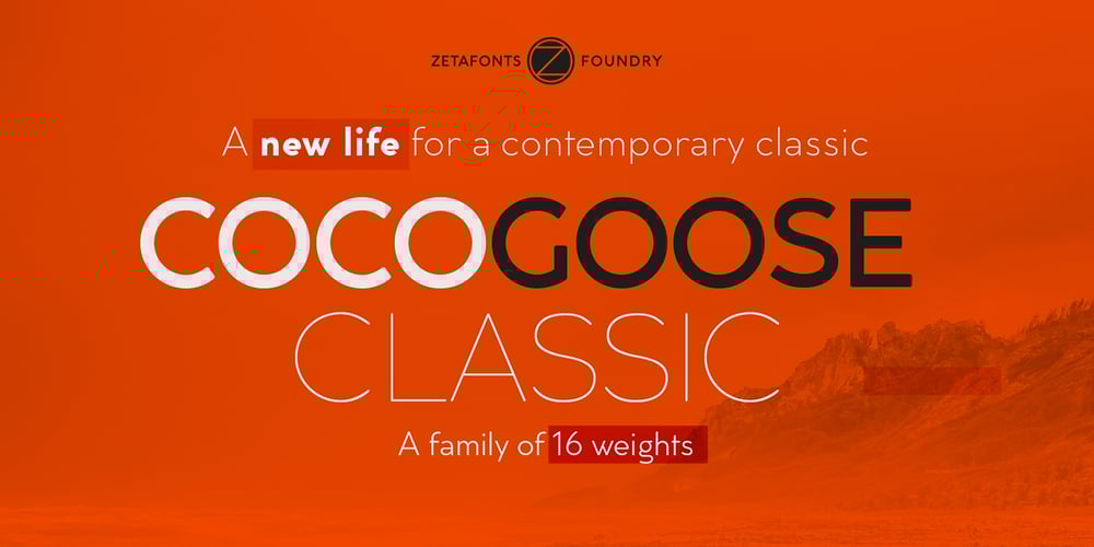Cocogoose Classic font