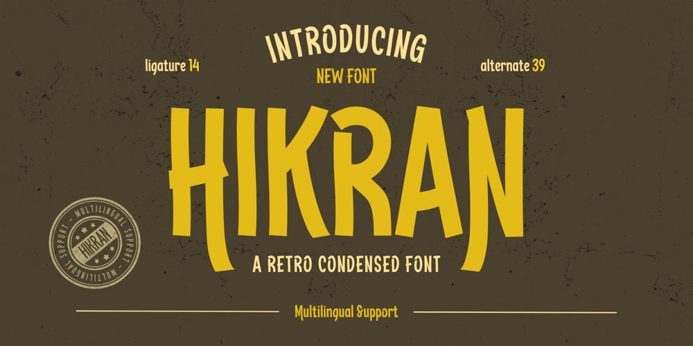 Hikran font