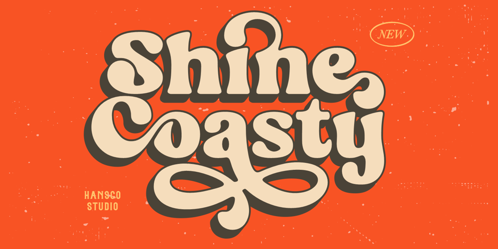 Shine Coasty font