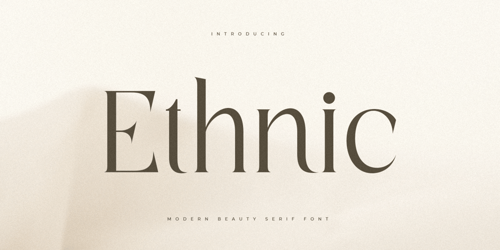 Ethnic font