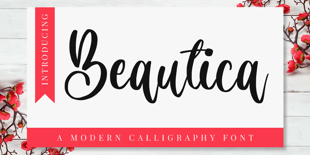 Beautica font