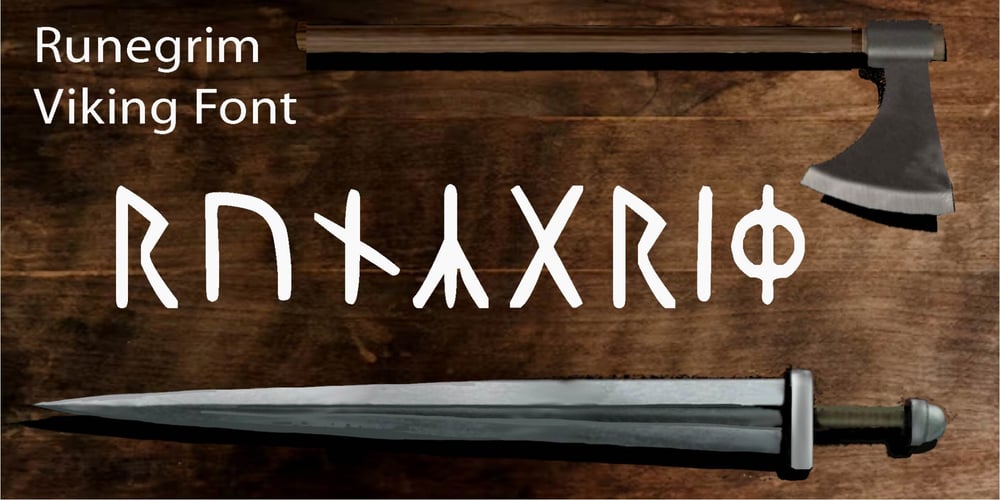 Runegrim font