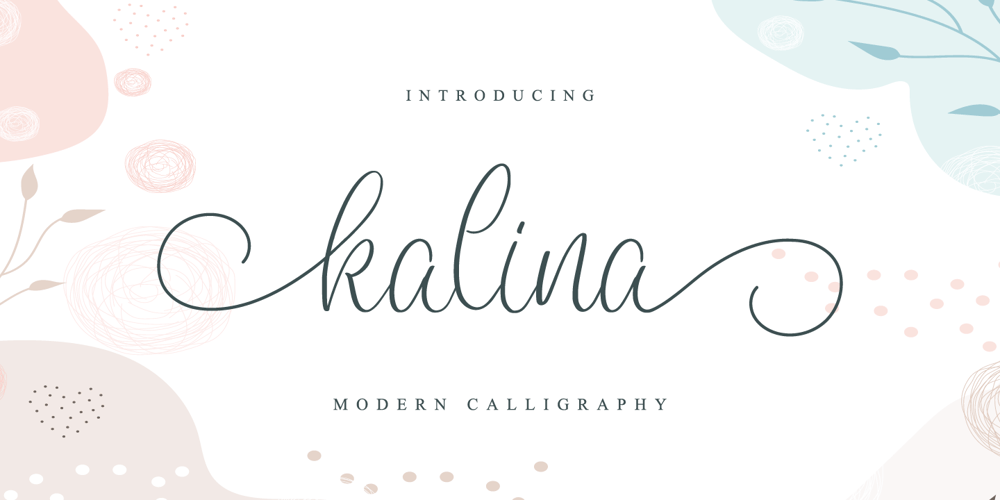 Kalina font