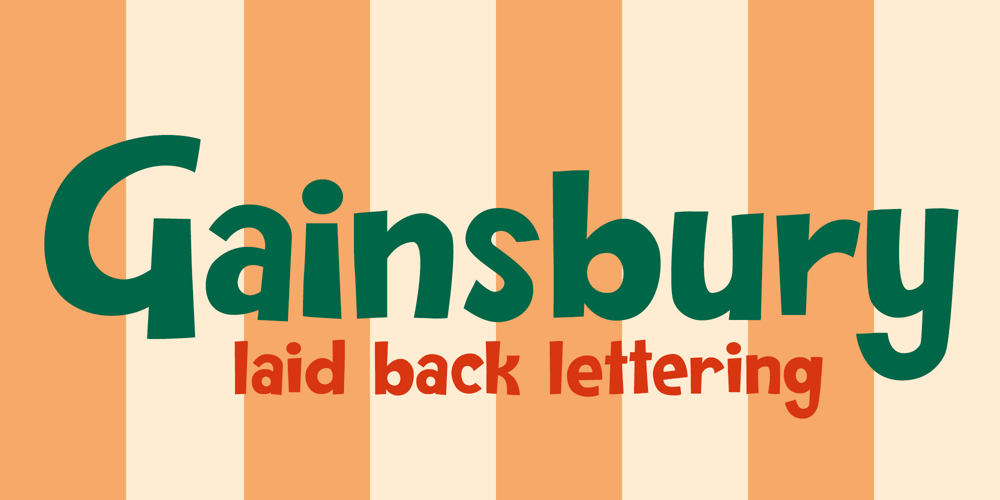 Gainsbury font