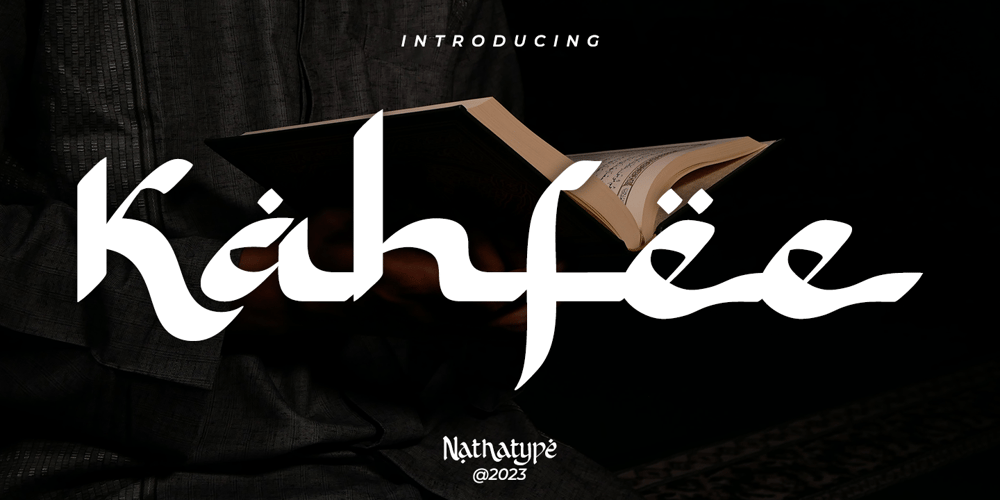 Kahfee font