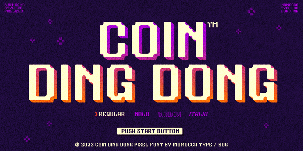 Coin Ding Dong font