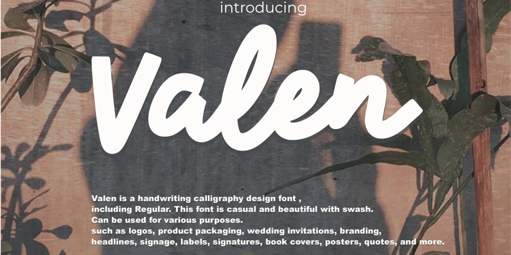 Valen font