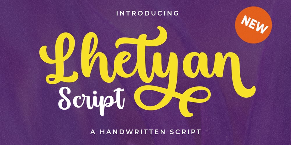 Lhetyan Script font