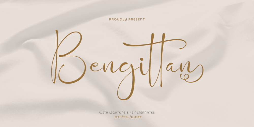 Bengittan font