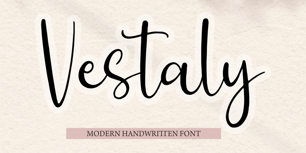 Vestaly font