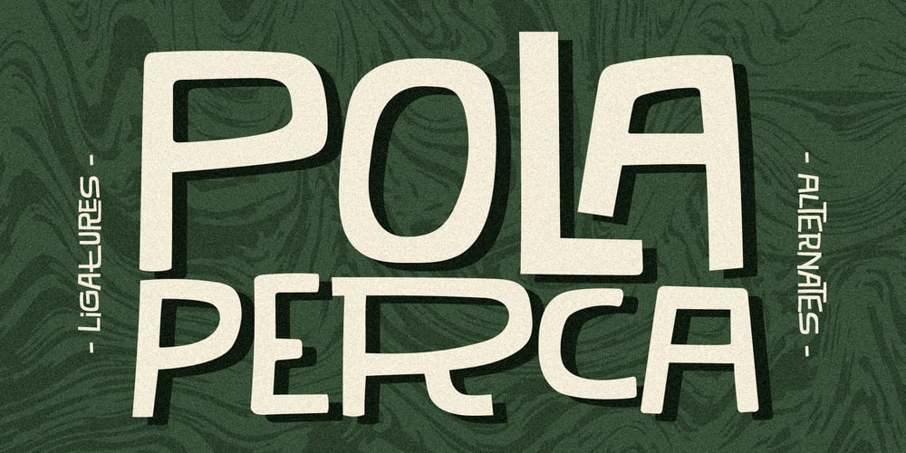 Pola Perca font