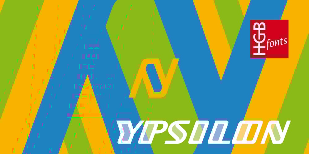 HGB Ypsilon font