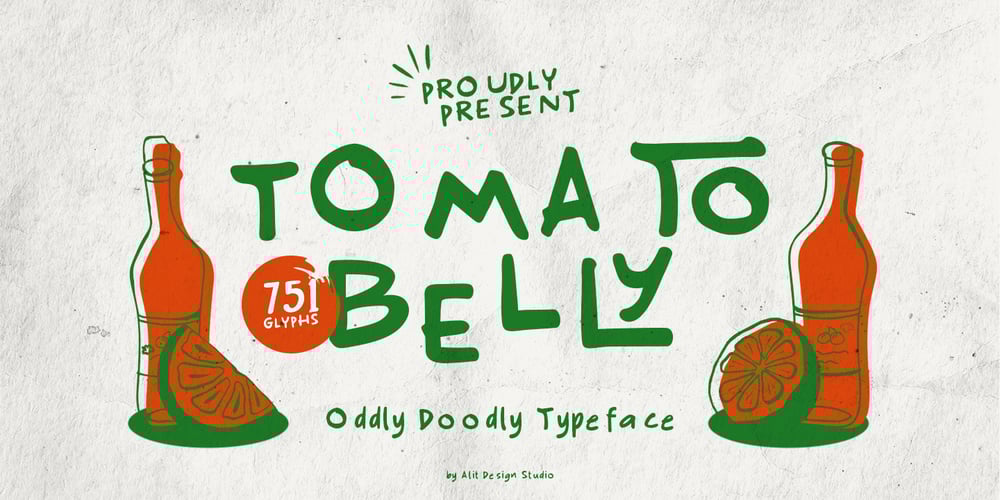 Tomato Belly font