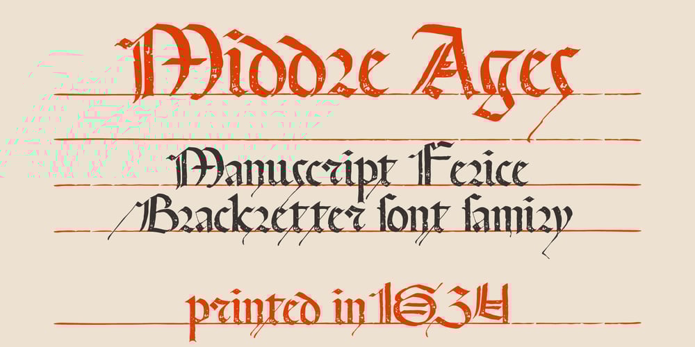 Manuscript Felice font