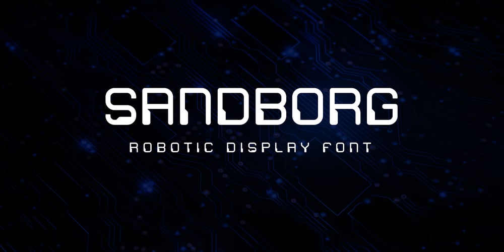 Sandborg font