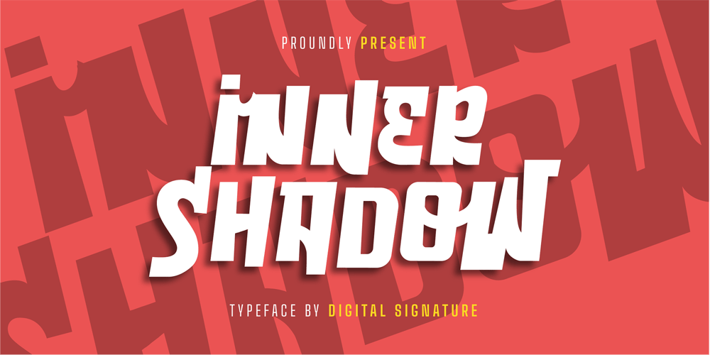 Inner Shadow font