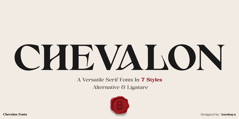 Chevalon font