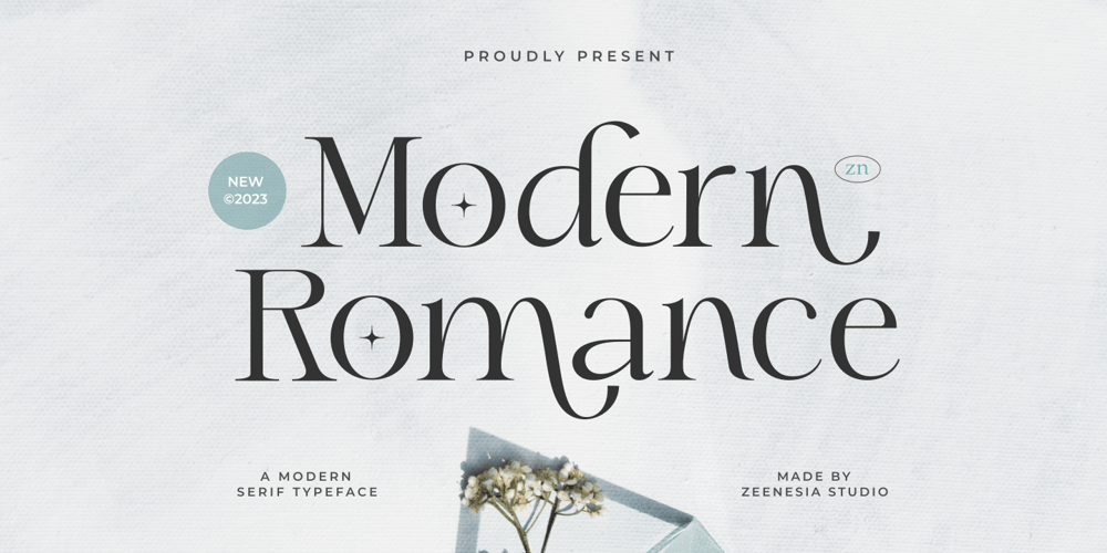 Modern Romance font