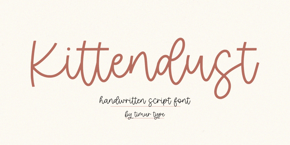 Kittendust font