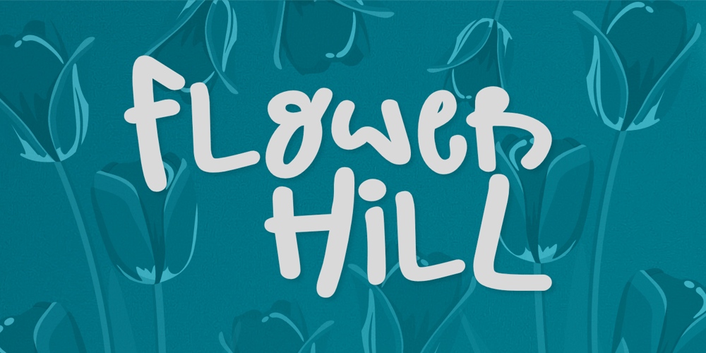 Flower Hill font