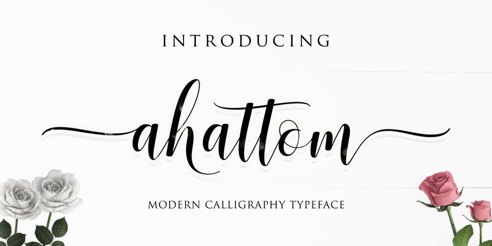 Ahattom Script font