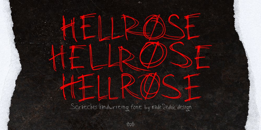 Hellrose font