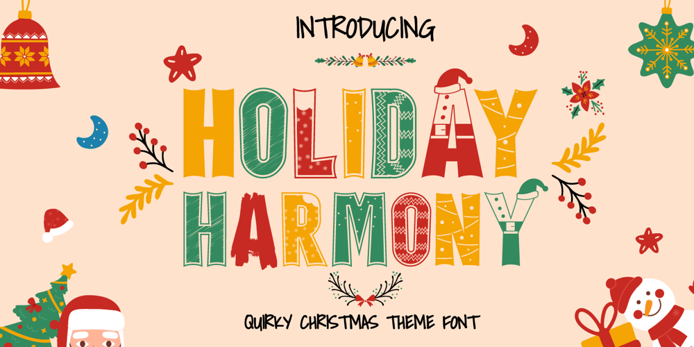 Holiday Harmony font