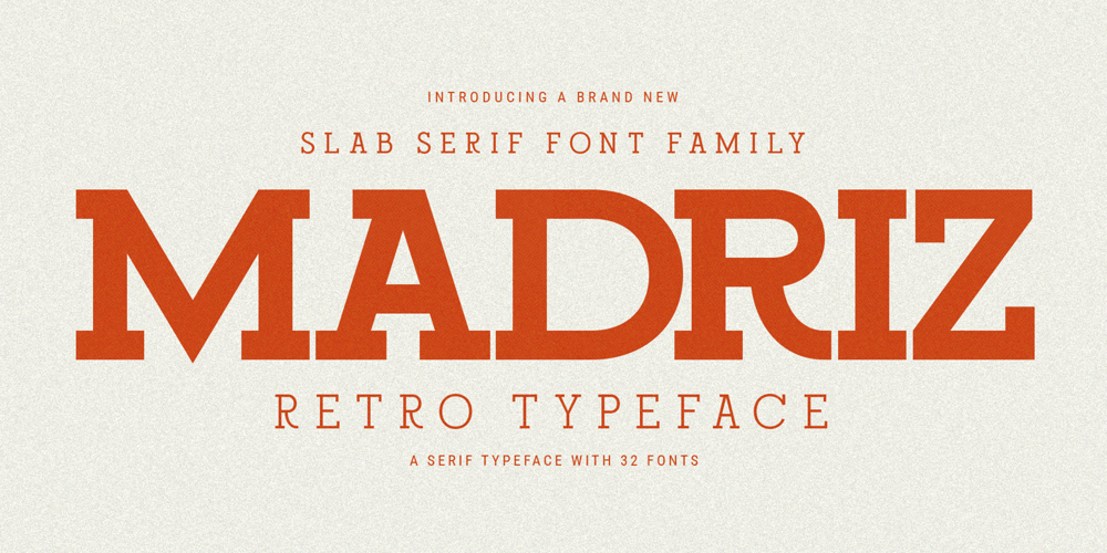 Madriz font