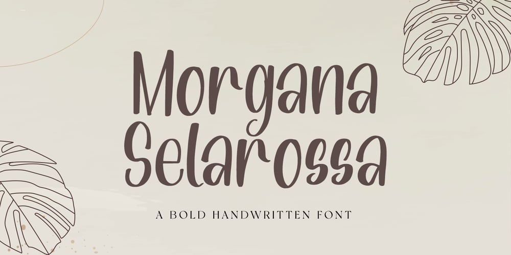 Morgana Selarossa font