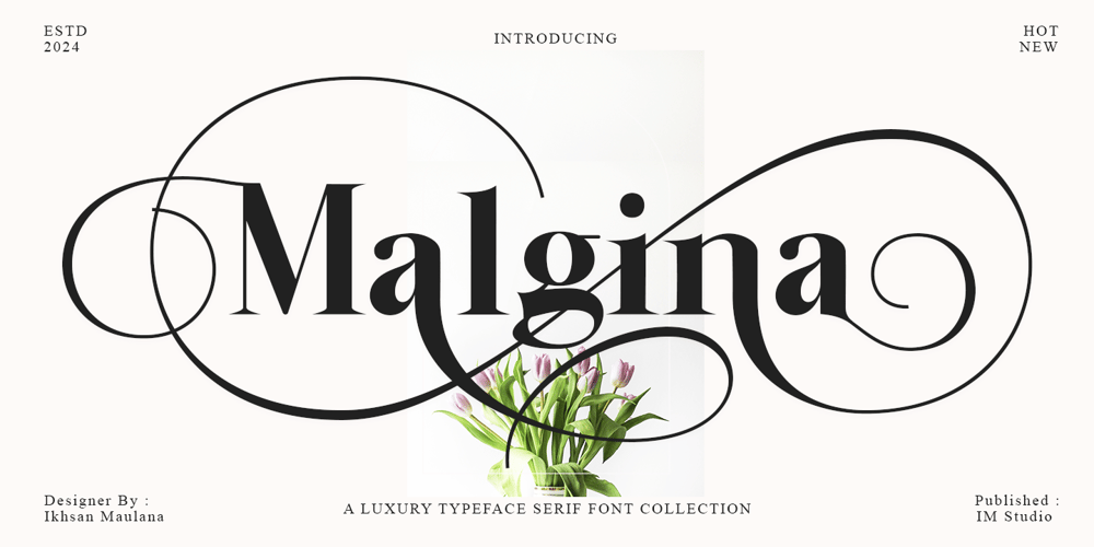 Malgina font