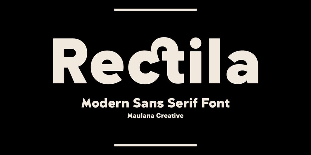 MC Rectila font