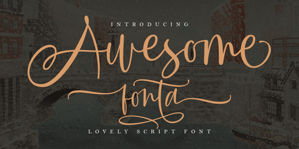 Awesome Fonta font